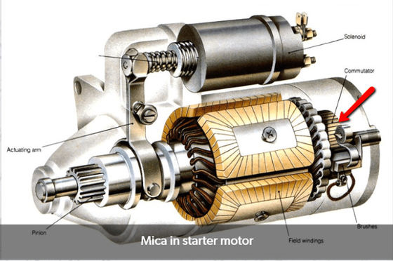 Custom Mica Parts For Automotive Starter Motor , Mica Seals And Gaskets