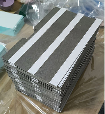 2D Rigid Phlogopite Mica Sheet , Golden Color Mica Board Sheet Partially Glued