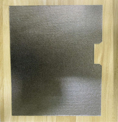 2D Rigid Phlogopite Mica Sheet , Golden Color Mica Board Sheet Partially Glued