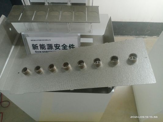 2D Rigid Mica Plate Composed Of Mica Tubes For Thermal Barrier Between EV Battery Cells with Anti-explosion valve
