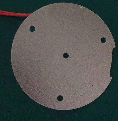 2D Fabricated Round Rigid Muscovite Mica Sheet Heating Plate For Electric Heater