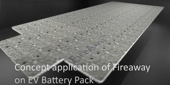 Asbestos Free Mica Products For EV Battery Pack Insulation Of Fireaway