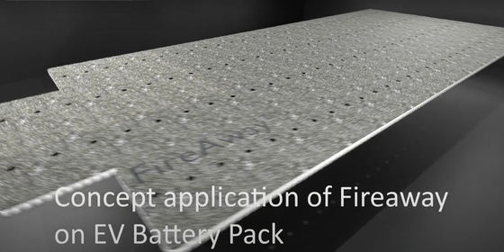 Asbestos Free Mica Products For EV Battery Pack Insulation Of Fireaway