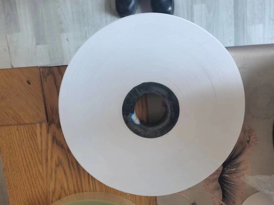 White Color PPD Embossed Tape High Tensile Strength For Armored Cables