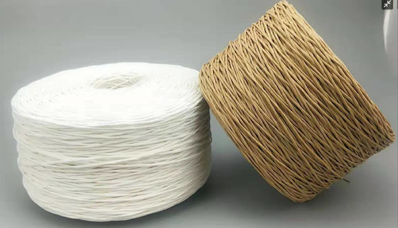 Flame Retardant Rock Wool Rope / Inorganic Paper Rope For Cables And Wires